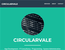 Tablet Screenshot of circularvale.com